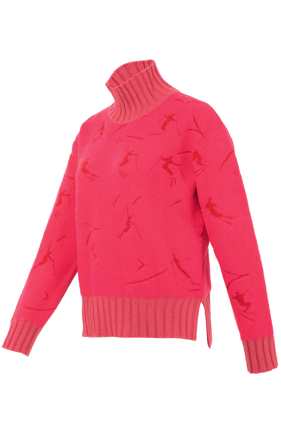 Strickpullover mit Skifahrermotiv - TinaMulti