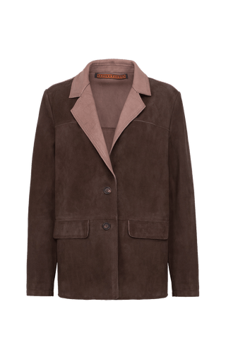 Luise Oversized Leder Blazer