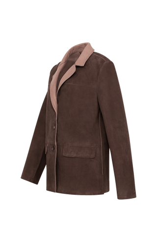 Luise Oversized Leder Blazer