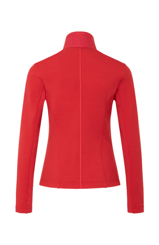 Damen Power Stretch Jacke rot von hinten