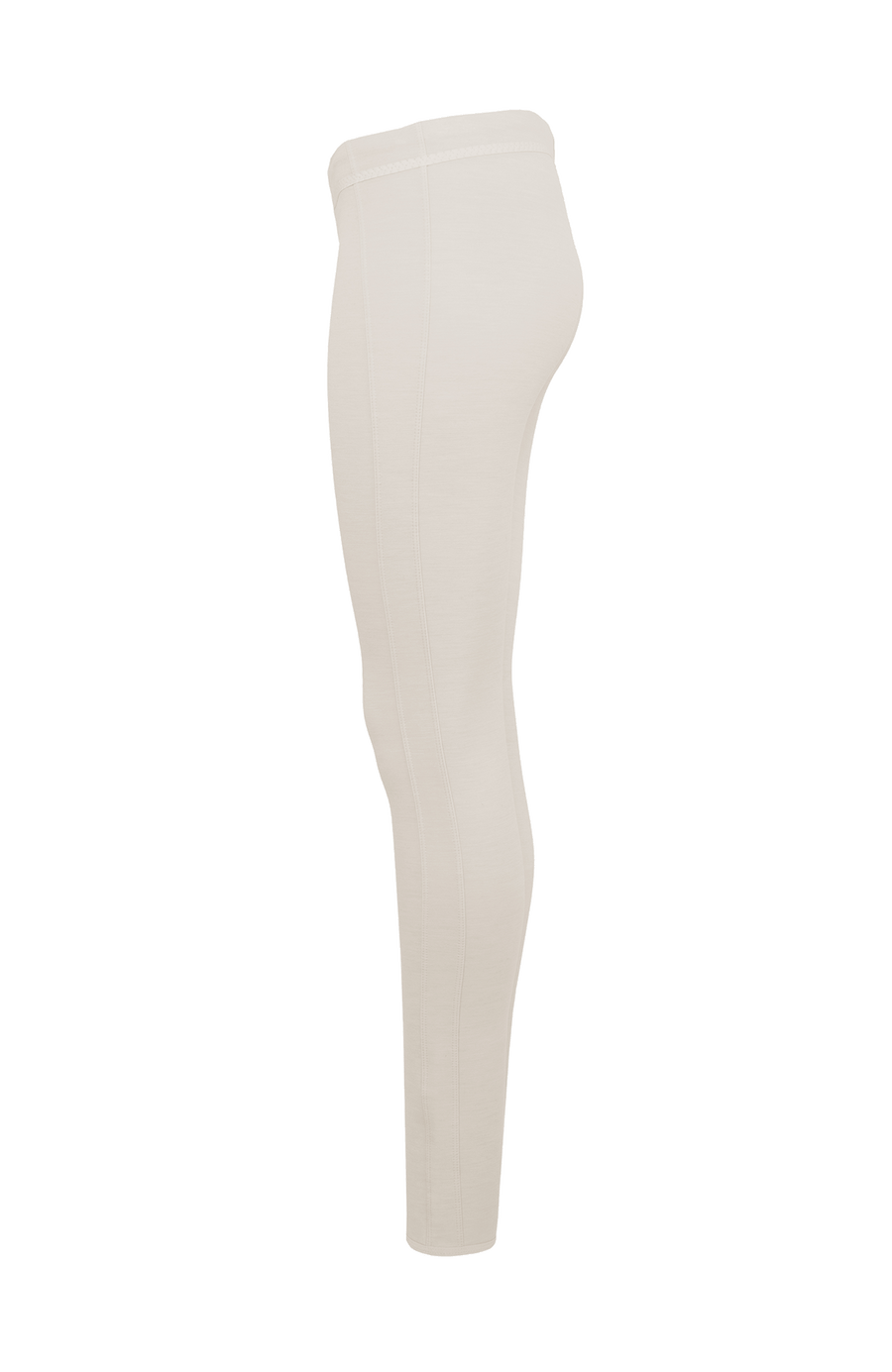 Frauenschuh Daphne PSW Funktionsleggings für Damen in Sandstone - gebrochenes Weiß (235-0), Winterleggings aus elastischem, atmungsaktivem Material, seitliche Ansicht. Bietet optimale Bewegungsfreiheit und Komfort für Herbst- und Winteraktivitäten. Modischer Schnitt mit elastischem Bund und praktischen Taschen für einen sportlichen, funktionalen Look