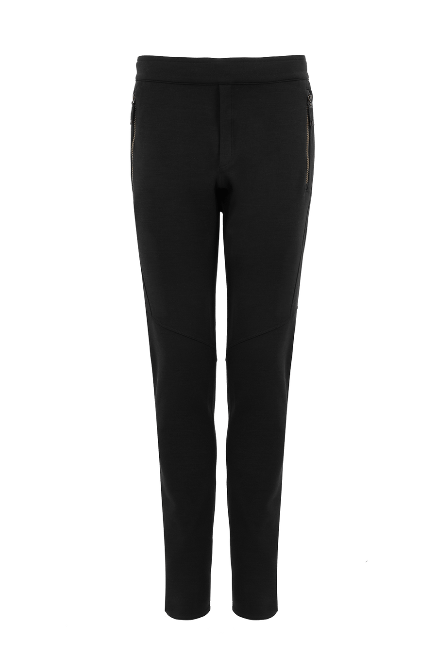 Funktionshose Collin–WP von Frauenschuh für Herren – Slim Fit in Schwarz, elastisches Material, ergonomischer Schnitt, zwei seitliche Zipper-Taschen, Vorderansicht