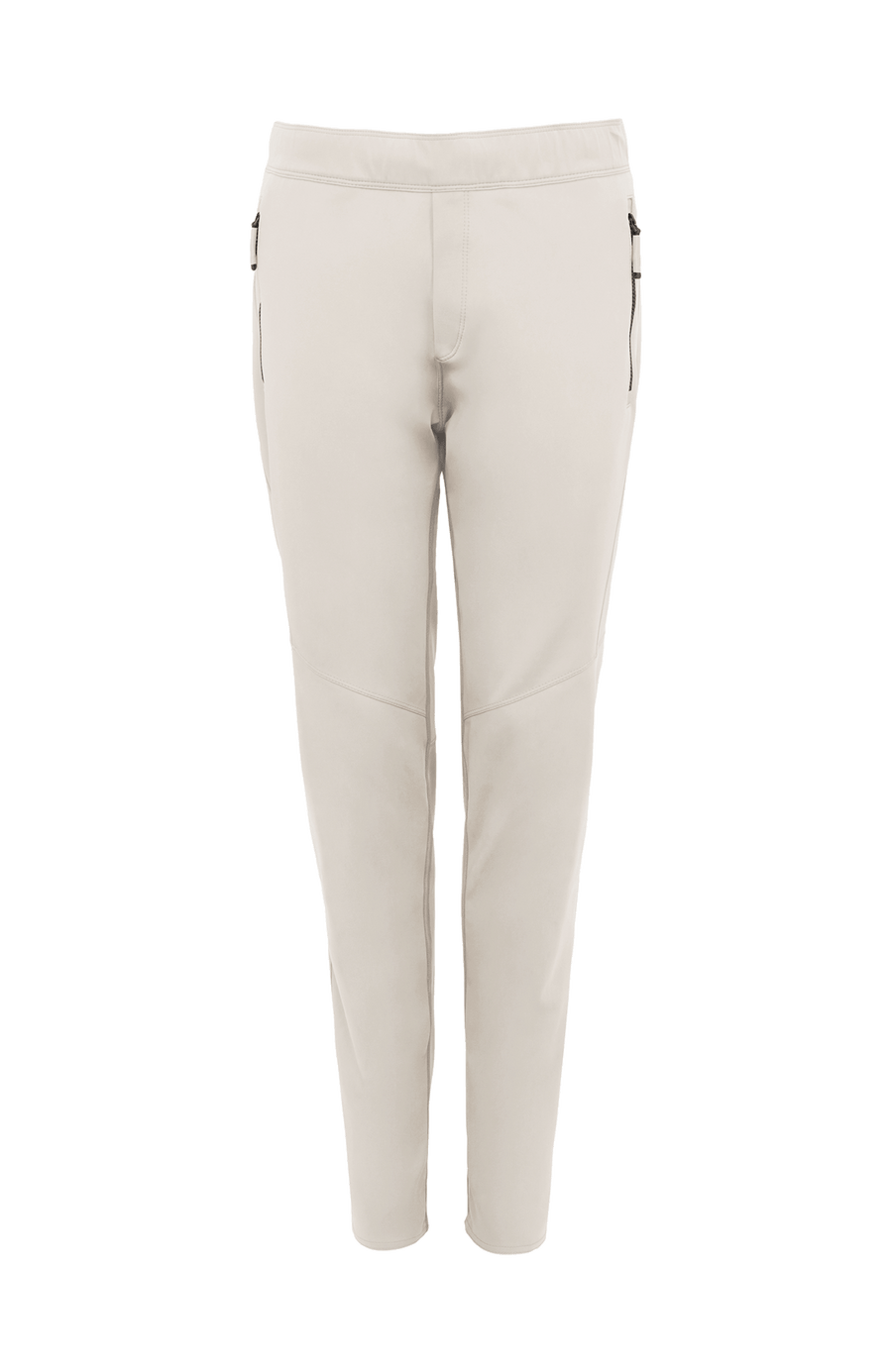 Vorderansicht der Herren-Funktionshose „Collin“ in der Farbe Sandstone – gerade geschnittene, komfortable Hose ohne Taschen und Reißverschlüsse, mit elastischem Bund und funktionalem Design für alle Jahreszeiten; ideal für Outdoor-Aktivitäten und Freizeit