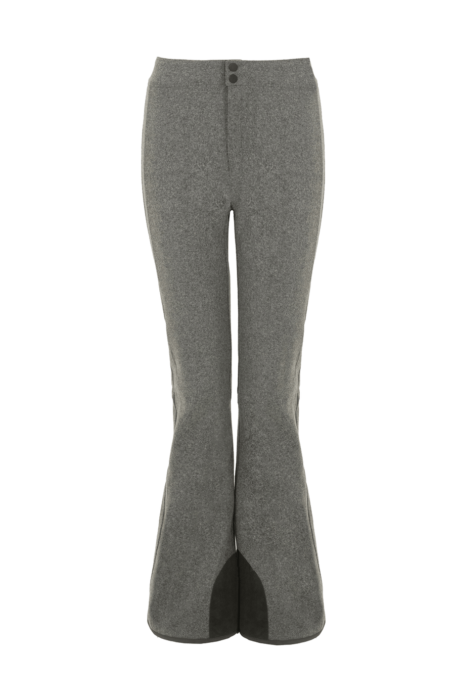 Damenskihose aus funktionalem Loden, Farbe:30-0 flanellgrau - Vorderansicht