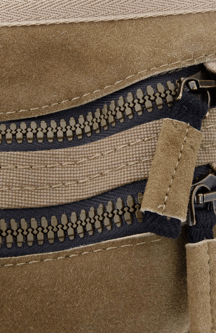 Belt bag made of ECO lamb leather