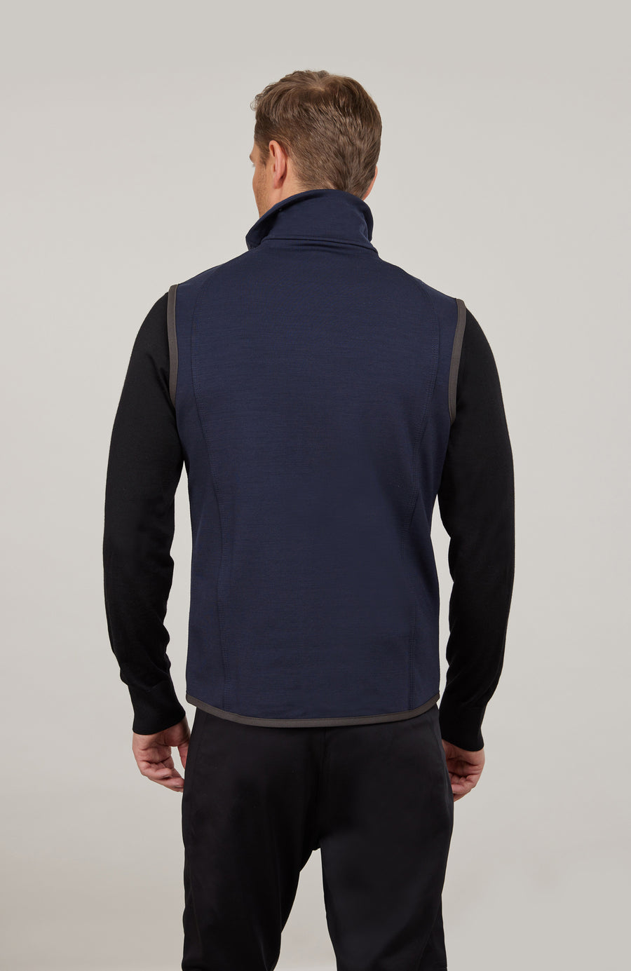 Quilted Vest with Wool Powerstretch - LucasMulti-QL