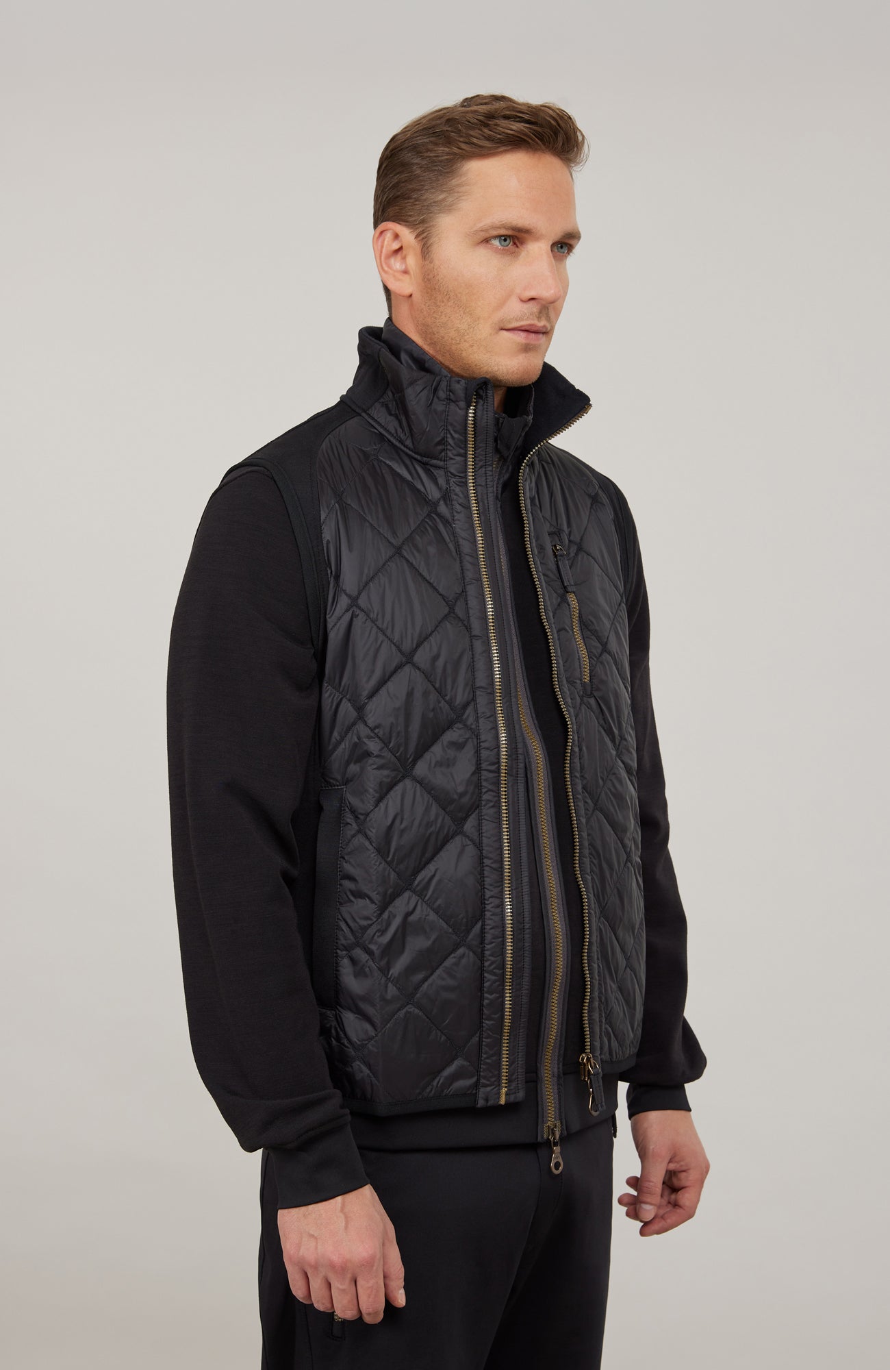 Steppweste mit Wool Powerstretch - LucasMulti-QL