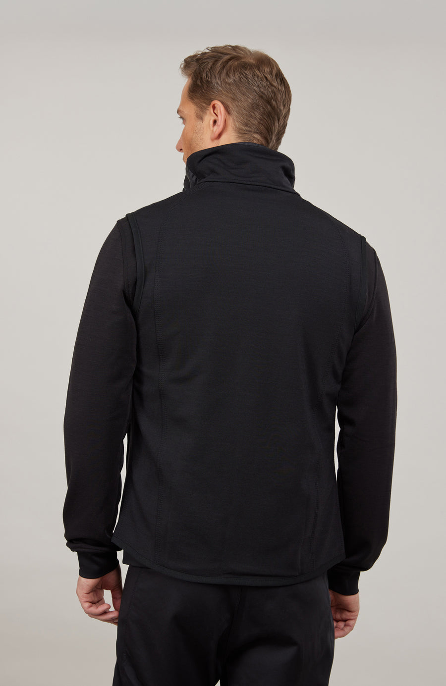 Quilted Vest with Wool Powerstretch - LucasMulti-QL