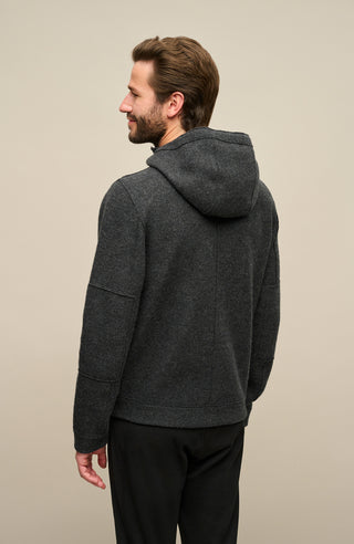George cooked wool jacket with hood