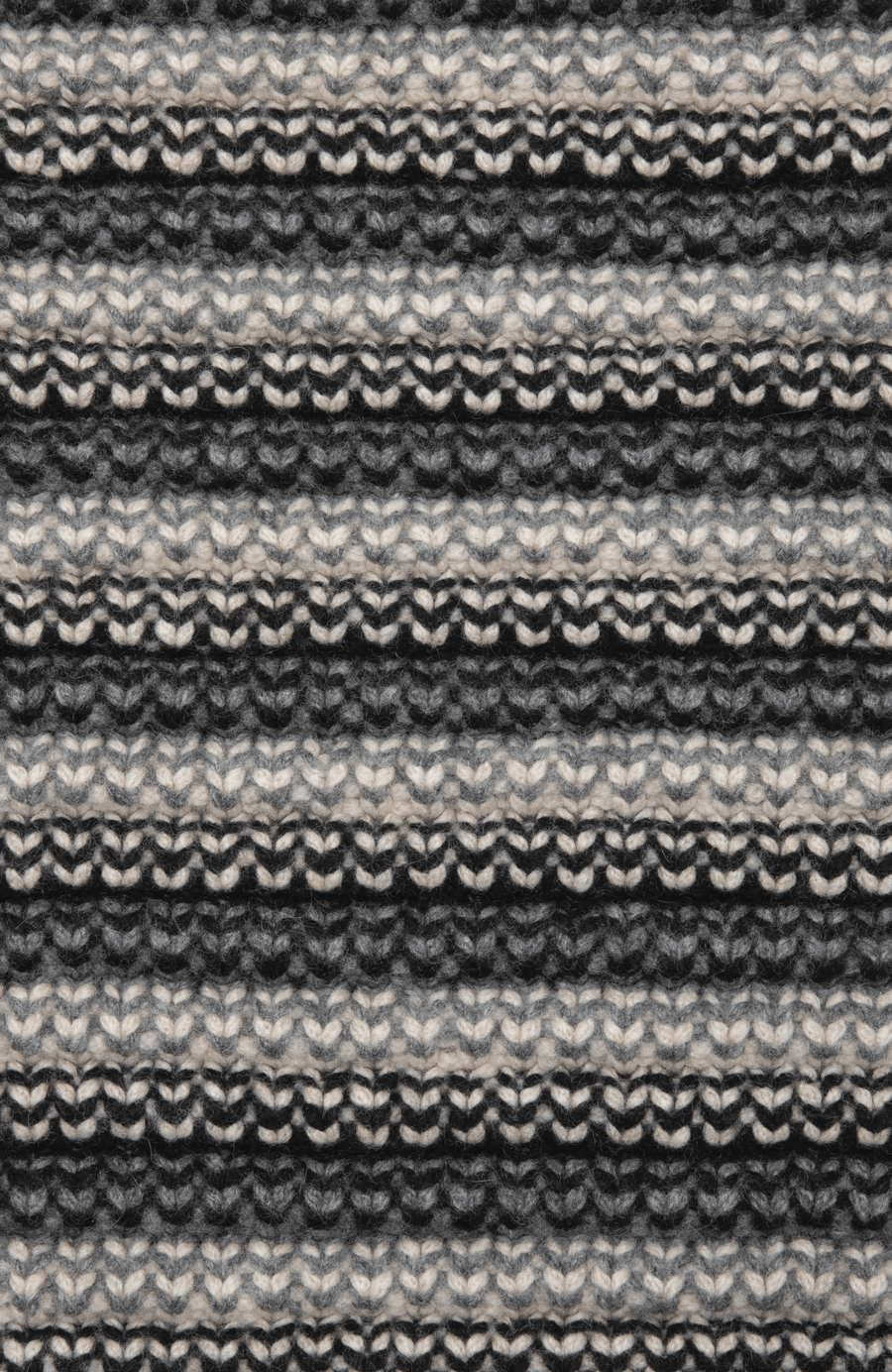 Herren Kaschmirpullover Modell 717541 Simon-CWS in multigrau – Detailansicht, klassischer Rundhalsausschnitt, feine Strickqualität.