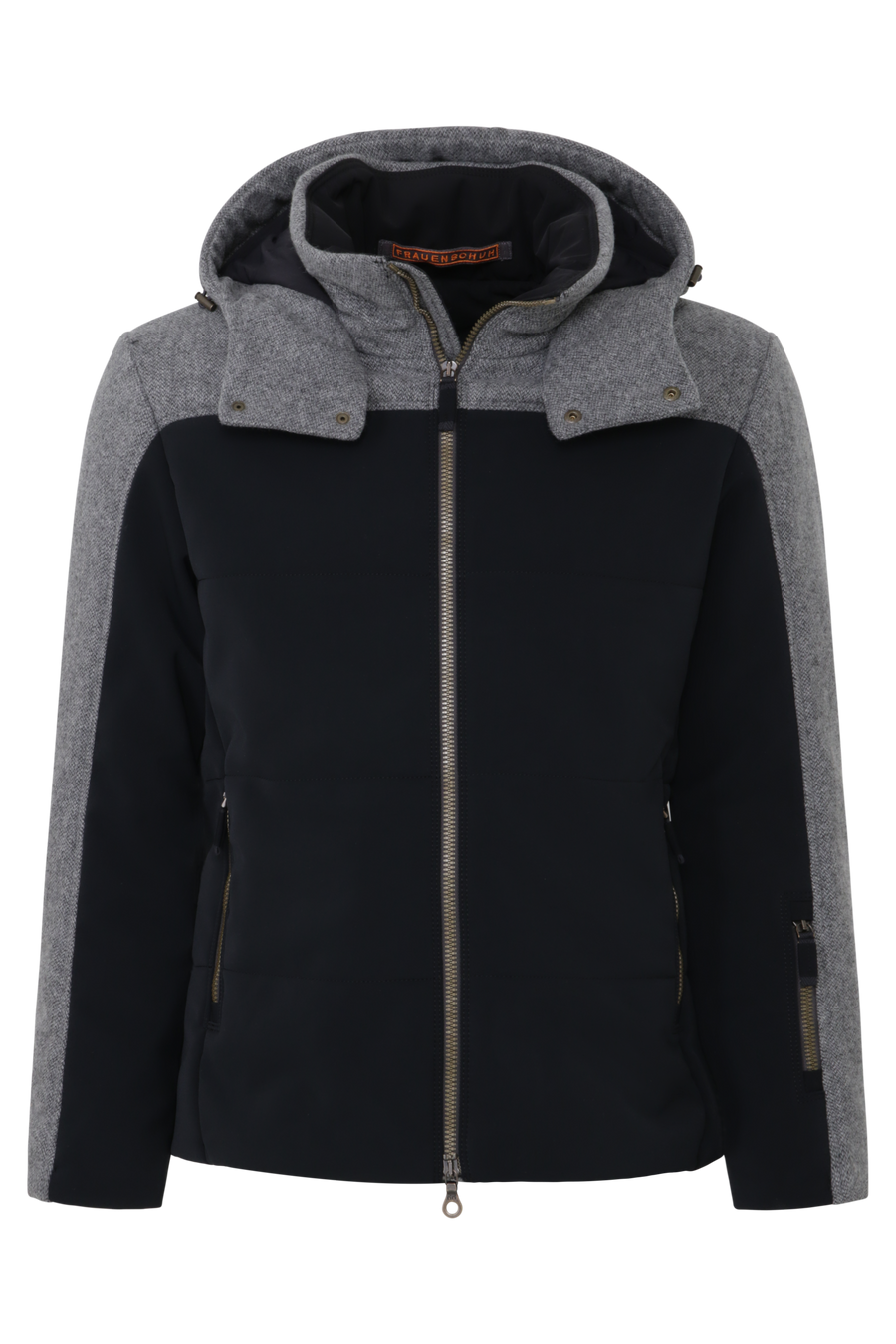 Herren Skijacke Modell 556230 Viktor Multi-S in Schwarz – Vorderansicht funktionale Performance, femininer Schnitt, made in Austria von Frauenschuh