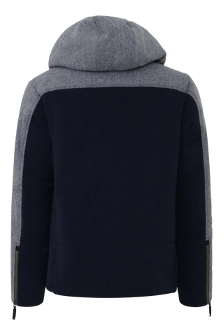 Herren Skijacke Modell 556230 Viktor Multi-S in Midnight – Rueckansicht, funktionale Performance, femininer Schnitt, made in Austria von Frauenschuh