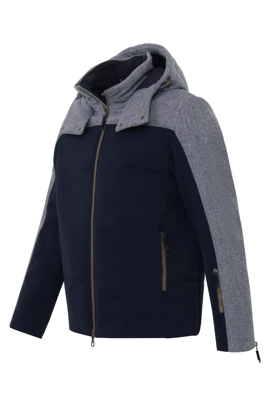Herren Skijacke Modell 556230 Viktor Multi-S in Midnight – Seitenansicht, funktionale Performance, femininer Schnitt, made in Austria von Frauenschuh