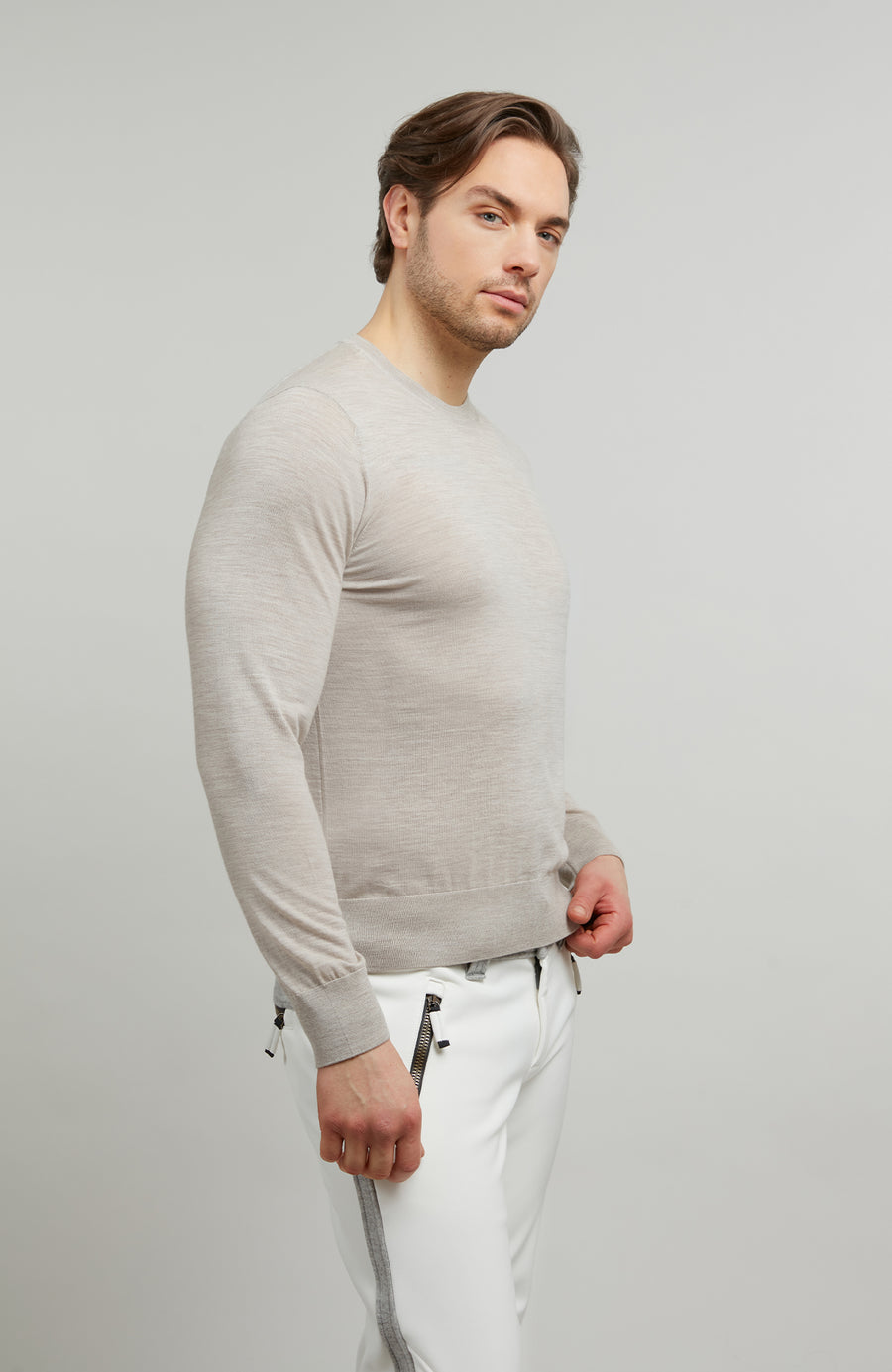 Crew Neck Knit Sweater – Jones