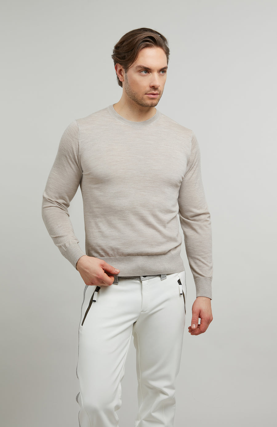 Crew Neck Knit Sweater – Jones