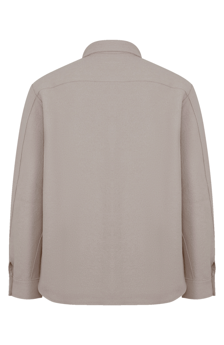Herren Walkjacke im Holzfäller-Stil Valentin-CW (Modell 003129) in Farbe cashmere Rueckansicht– FRAUENSCHUH Kitzbühel, made in Austria