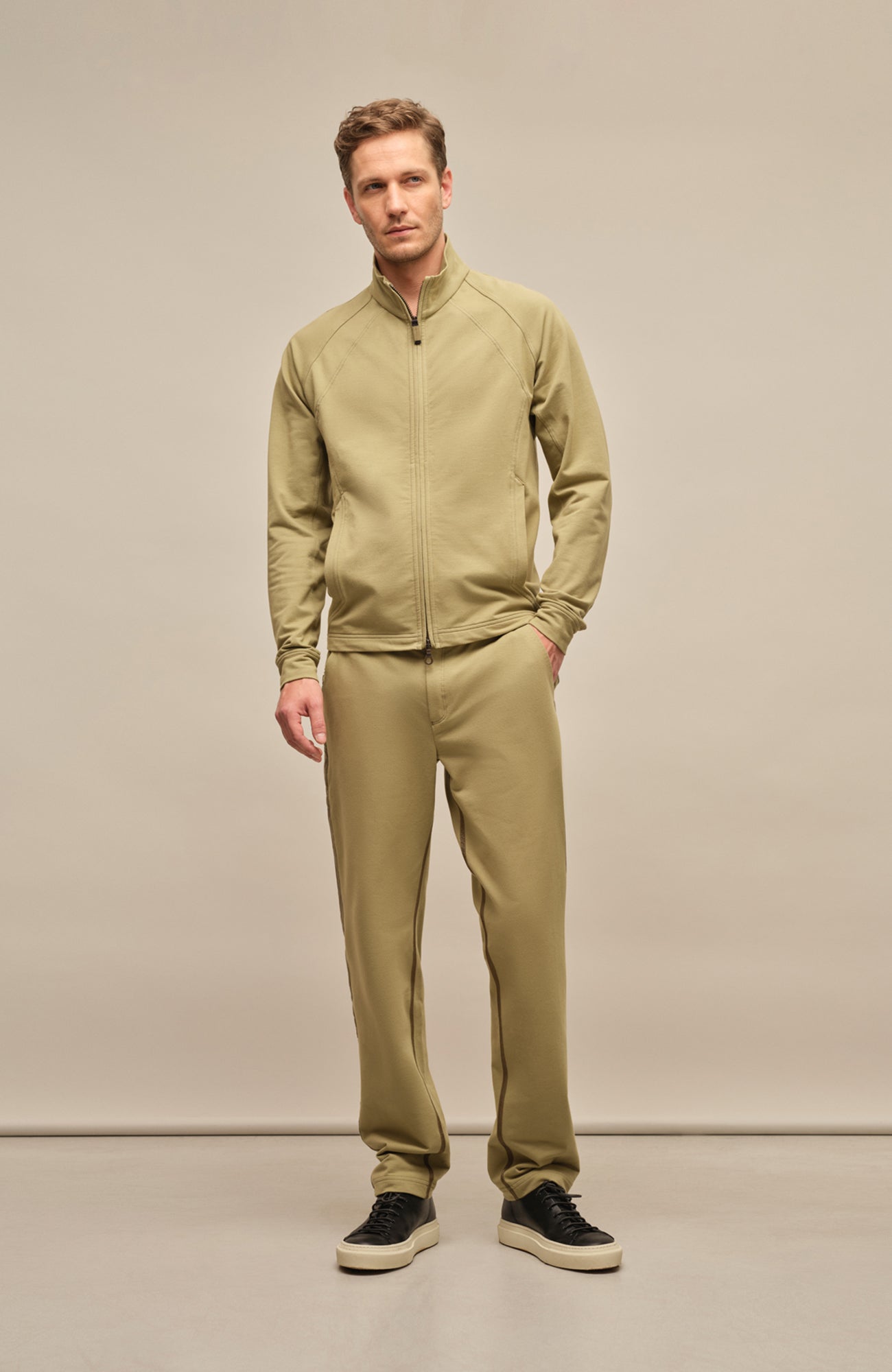 James jacket made of italian cotton