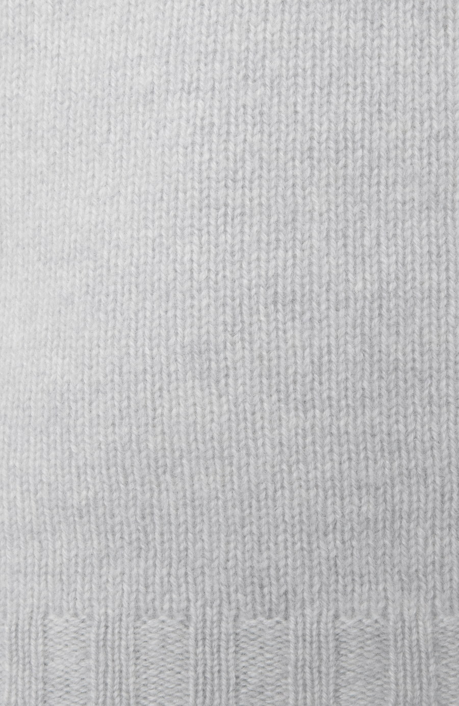 Kaschmirpullover für Damen von Frauenschuh in der Farbe lightsilver Detailansicht.