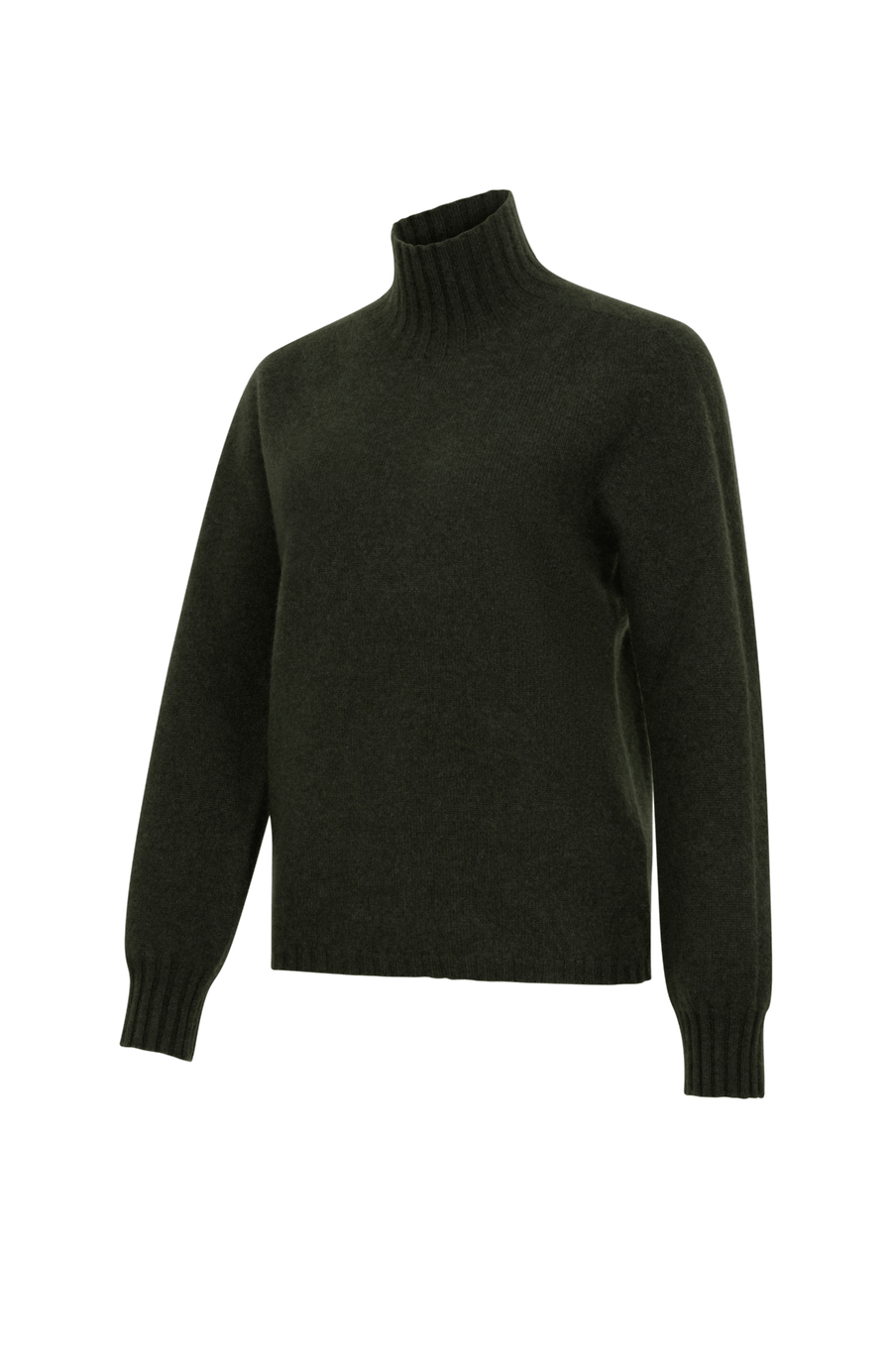 Cashmere sweater with stand-up collar - Hana