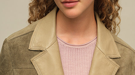 Lin Vintage Lederjacke