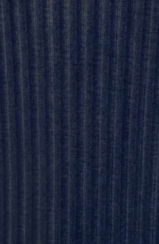 Lockerer Damen-Rollkragenpullover in Dunkelblau (Farbe midnight, Modell 533601 MarleenDyed-RB, aus weicher Baumwollmischung, zeigt das elegante Design und die feine Strickstruktur – ideal für kühle Tage und vielseitig kombinierbar