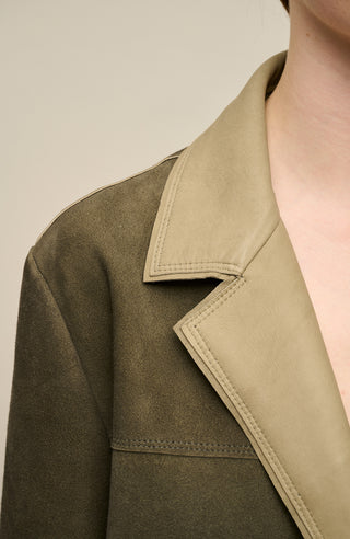 Luise Oversized Leder Blazer