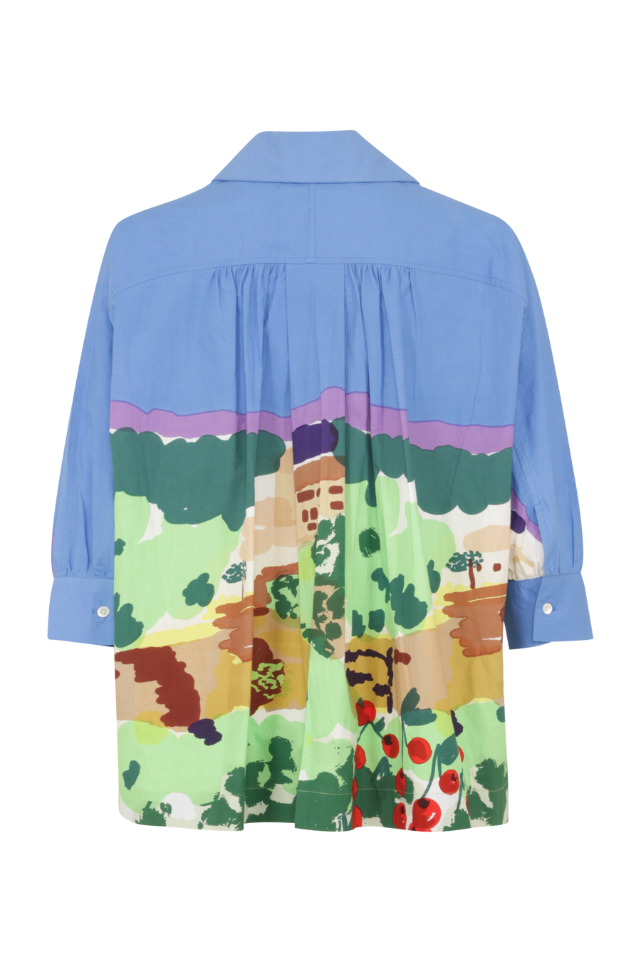 Cotton blouse with Aari embroidery