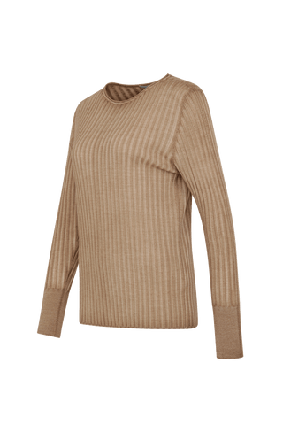 Rundhalspullover - CameliaDyed