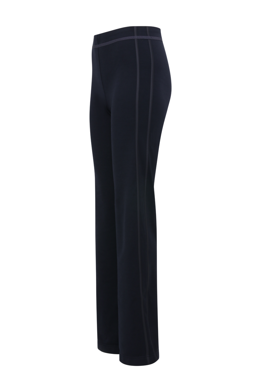 Sportliche Damenhose Inga-PSW in der Farbe dunkelblau, seitliche Vorderansicht – Modellnummer 491624