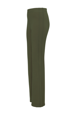 Sportliche Damenhose Inga-PSW in der Farbe ivy Seitenansicht – Modellnummer 491624