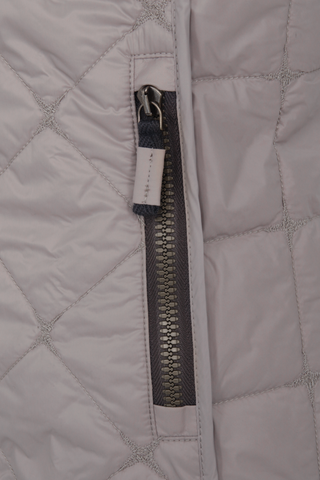 Steppweste für Damen, Modell Tracy-QL, Farbe Cashmere, Detailansicht, Frauesnchuh Made in Austria