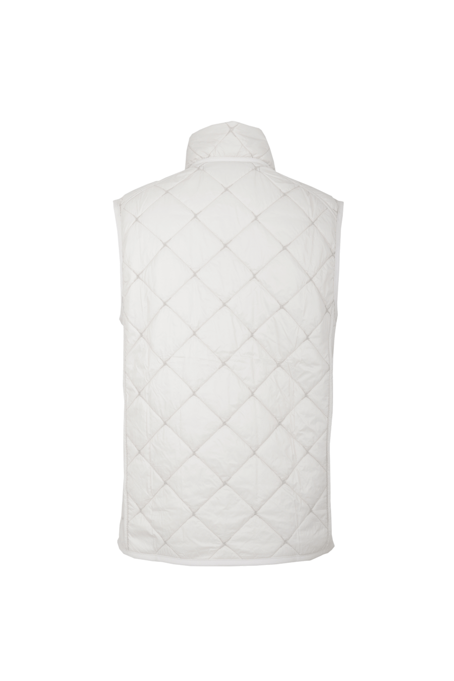 Steppweste für Herren, Modell 251614 Henri-QL, Farbe Sandstone Rueckansicht – zeigt das Rückendesign und die Passform der Weste.