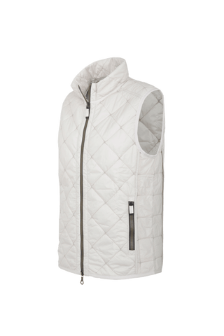 Steppweste für Herren, Modell 251614 Henri-QL, Farbe Sandstone Seitenansich.