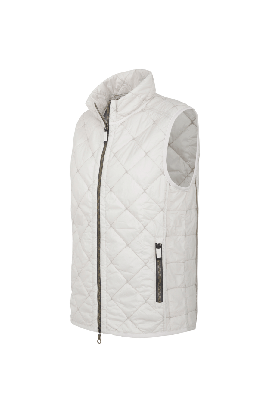 Steppweste für Herren, Modell 251614 Henri-QL, Farbe Sandstone Seitenansich.