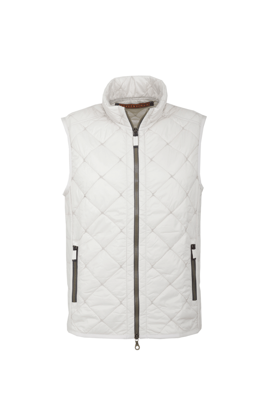 Steppweste für Herren, Modell 251614 Henri-QL, Farbe Sandstone Vorderansicht.este.