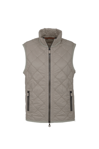 Steppweste für Herren, Modell 251614 Henri-QL, Farbe cashmere Vorderansicht– 
