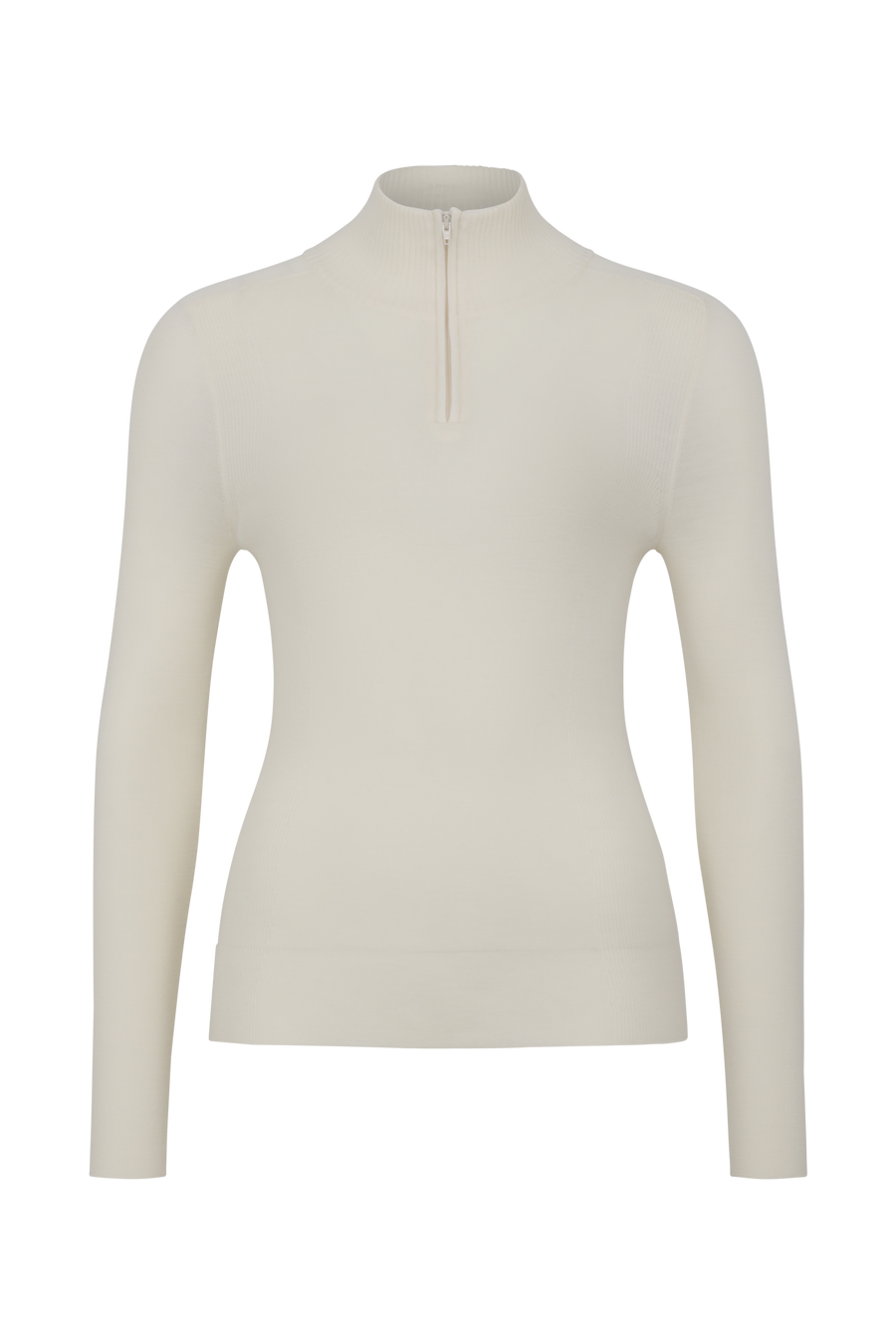 Damen Unterziehshirt Modell 713560 Jean-MV in creme Vorderansicht, aus feinster Merinowolle von Frauenschuh