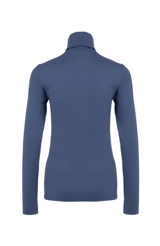 Blaues baselayer Unterziehshirt von hinten 