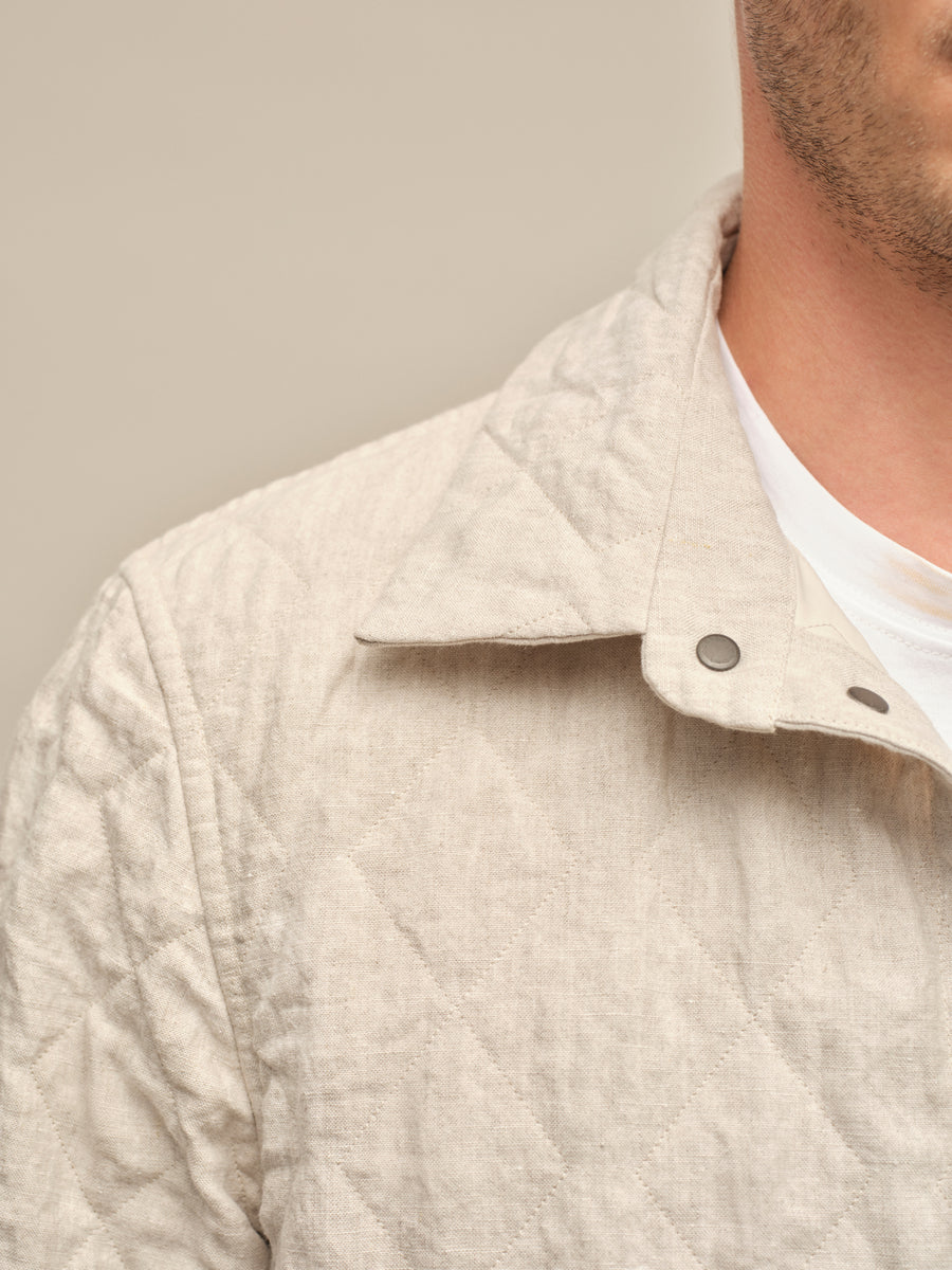 Linen shirt jacket - Vinz