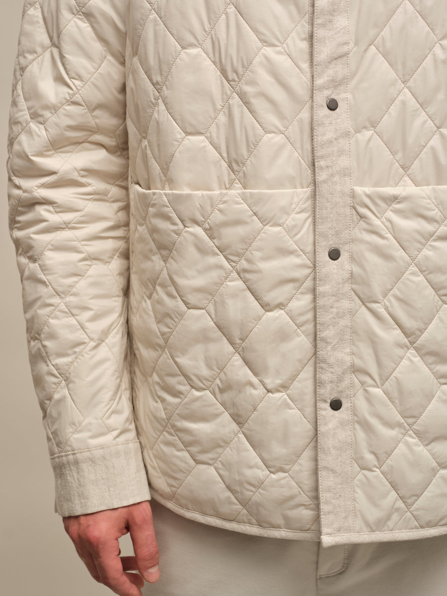 Linen shirt jacket - Vinz