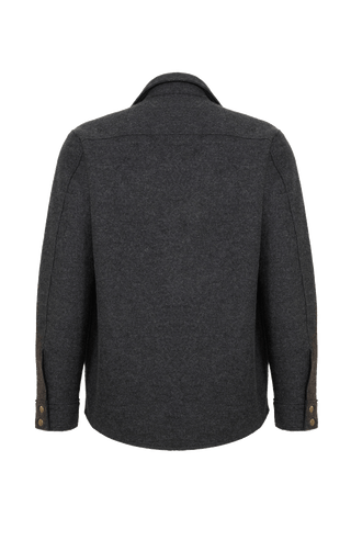 Herren Walkjacke im Holzfäller-Stil Valentin-CW (Modell 003129) in Farbe cliff Rueckansicht– FRAUENSCHUH Kitzbühel, made in Austria
