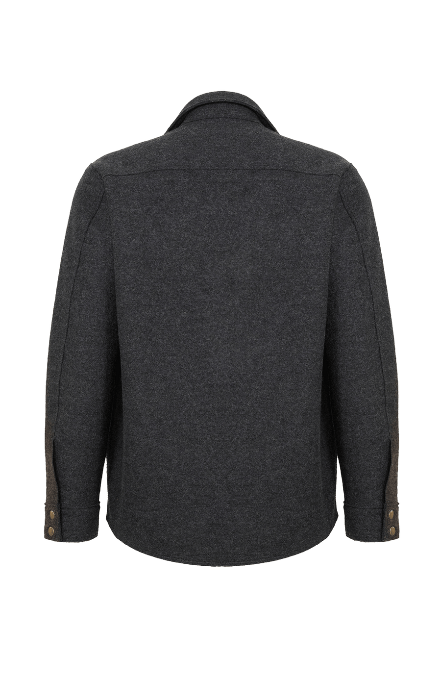 Herren Walkjacke im Holzfäller-Stil Valentin-CW (Modell 003129) in Farbe cliff Rueckansicht– FRAUENSCHUH Kitzbühel, made in Austria