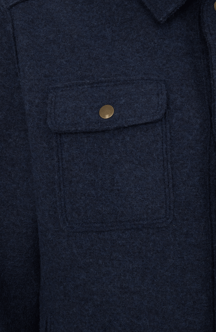 Herren Walkjacke im Holzfäller-Stil Valentin-CW (Modell 003129) in Farbe alaskablue Detailansicht– FRAUENSCHUH Kitzbühel, made in Austria
