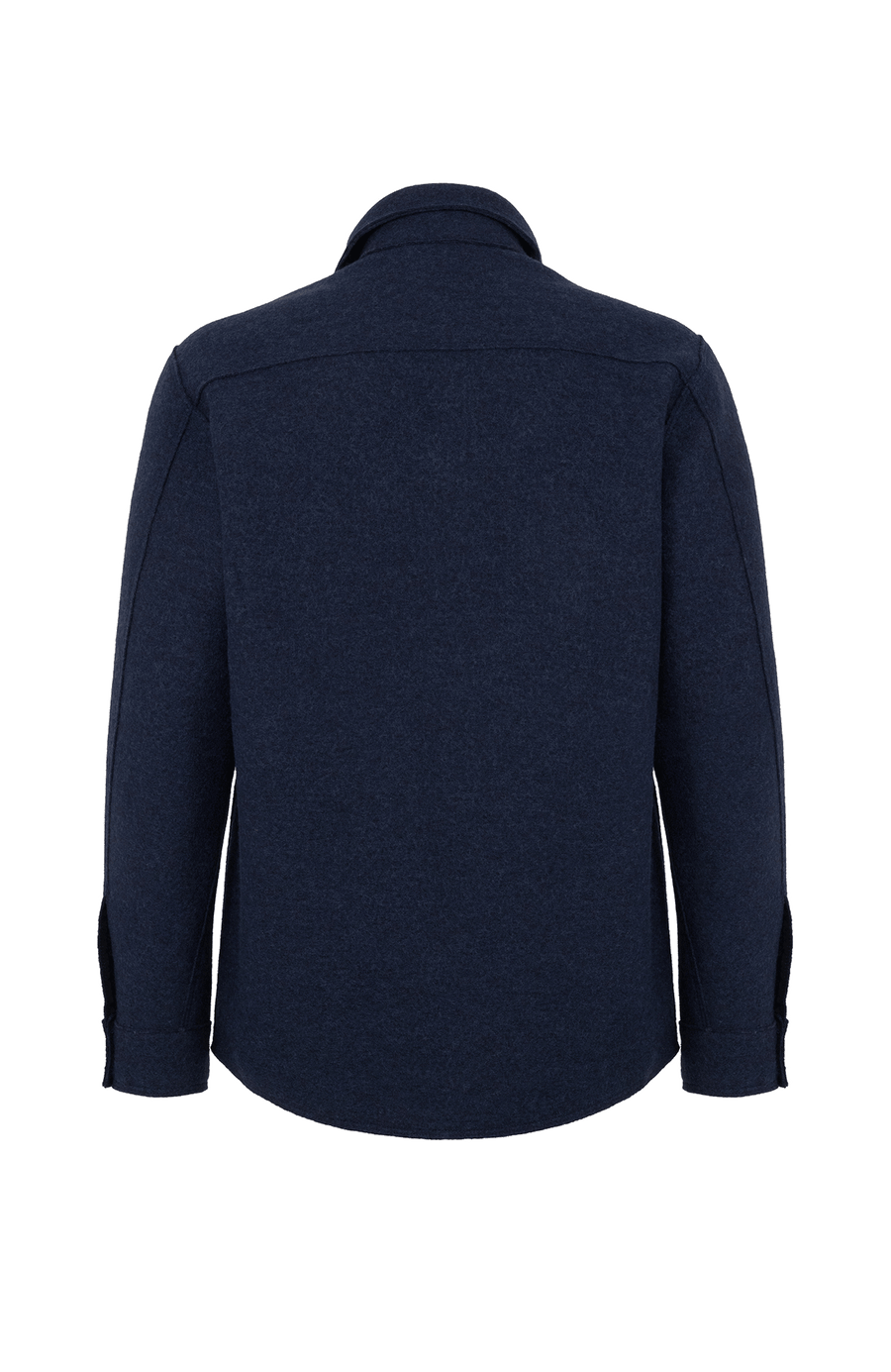 Herren Walkjacke im Holzfäller-Stil Valentin-CW (Modell 003129) in Farbe alaskablueRueckansicht– FRAUENSCHUH Kitzbühel, made in Austria