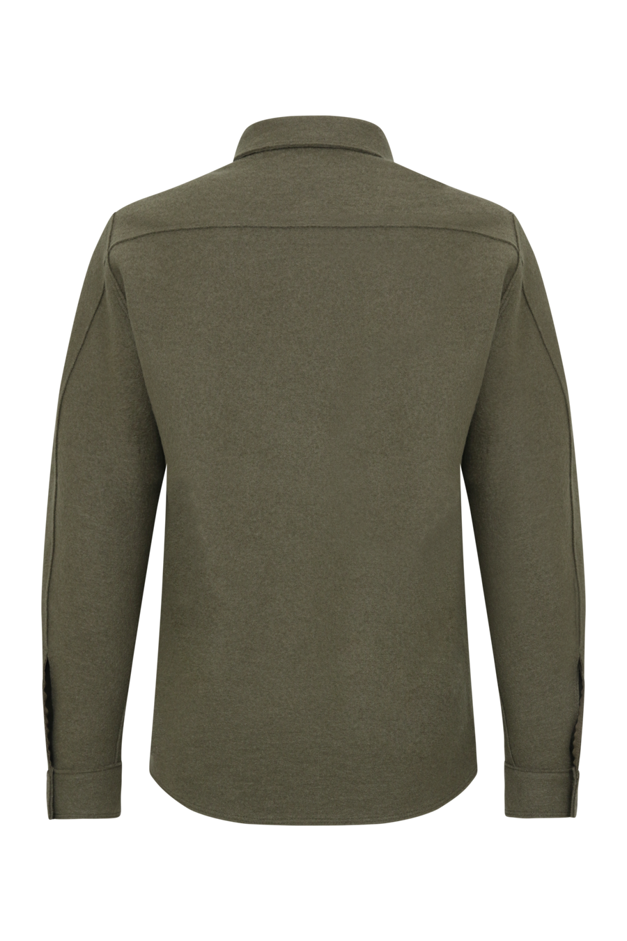 Herren Walkjacke im Holzfäller-Stil Valentin-CW (Modell 003129) in Farbe Ivy, Rueckansicht – FRAUENSCHUH Kitzbühel, made in Austria