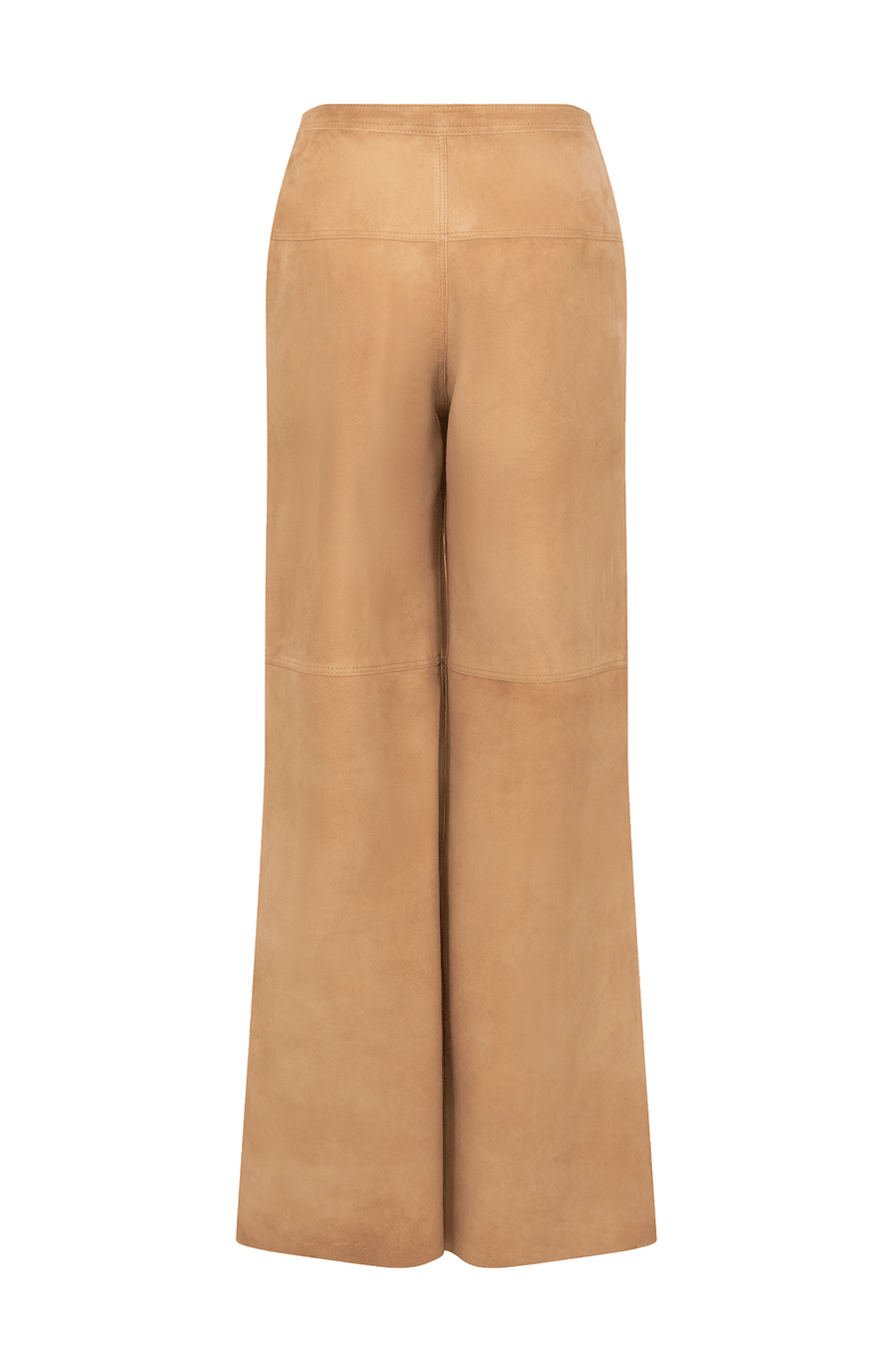Damenhose aus Veloursleder in Honiggelb – Modell Kati-CV 623693, Rueckansicht