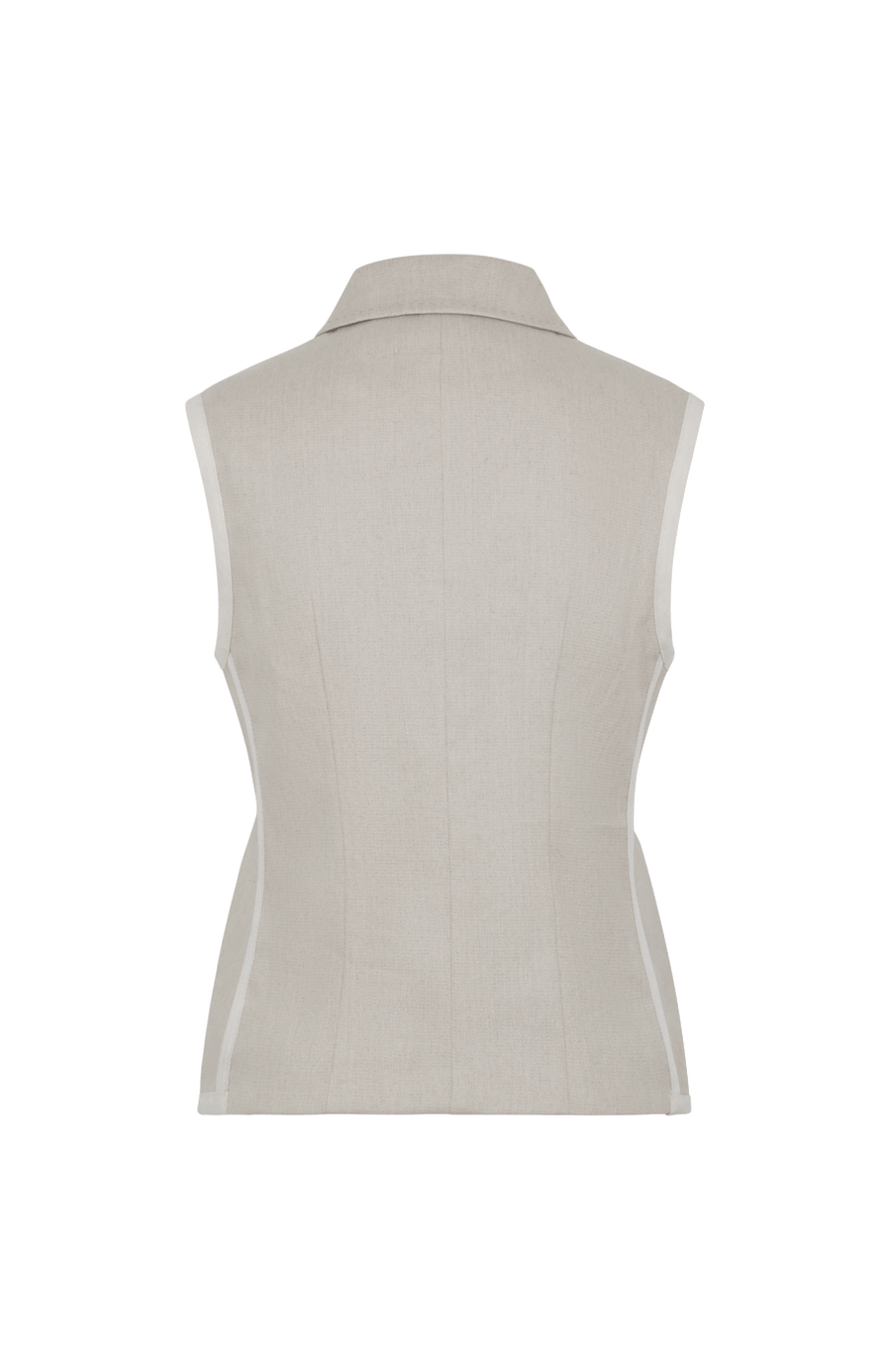 Weste aus Baumwoll-Leinen - Anya