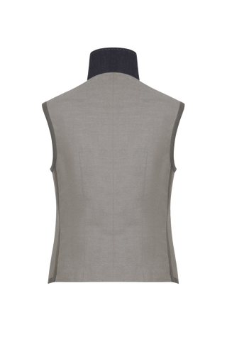 Weste aus Baumwoll-Leinen - Anya