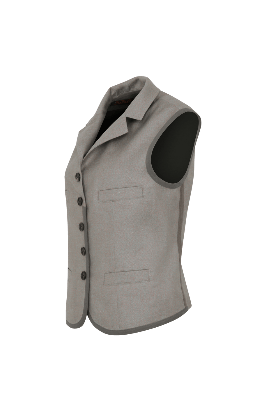 Weste aus Baumwoll-Leinen - Anya