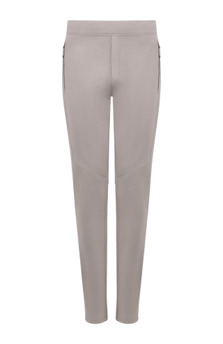 Herren Powerstretchhose Wool Modell Collin in der Farbe cashmere, Vorderansicht– funktionale Outdoorhose von Frauenschuh made in Austria, mit elastischem Material und sportlichem Schnitt, ideal für kalte Temperaturen.